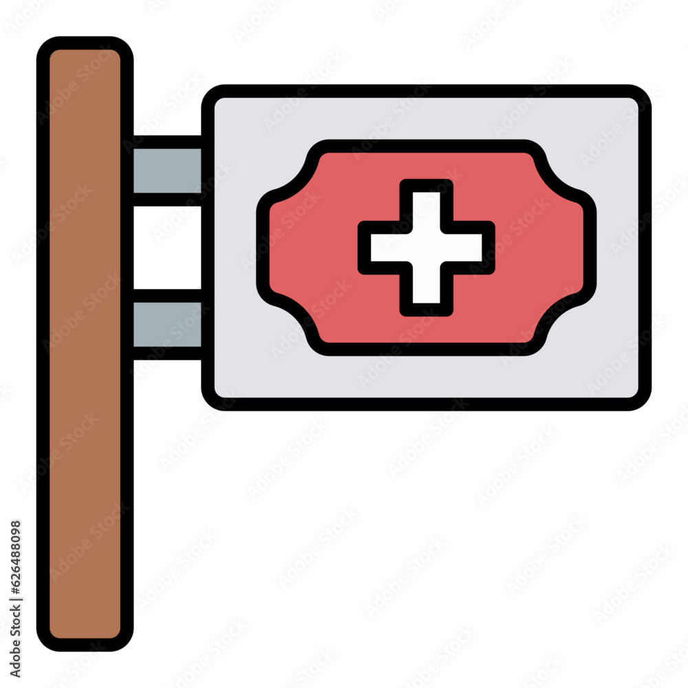 Obraz premium Signboard Icon