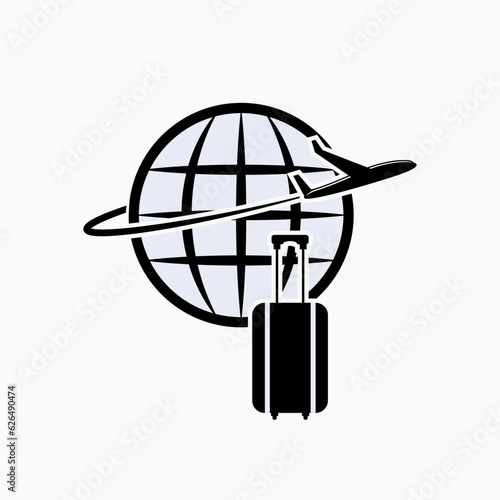 Traveler Icon. Vacation, Holiday Season Symbol - Vector.    