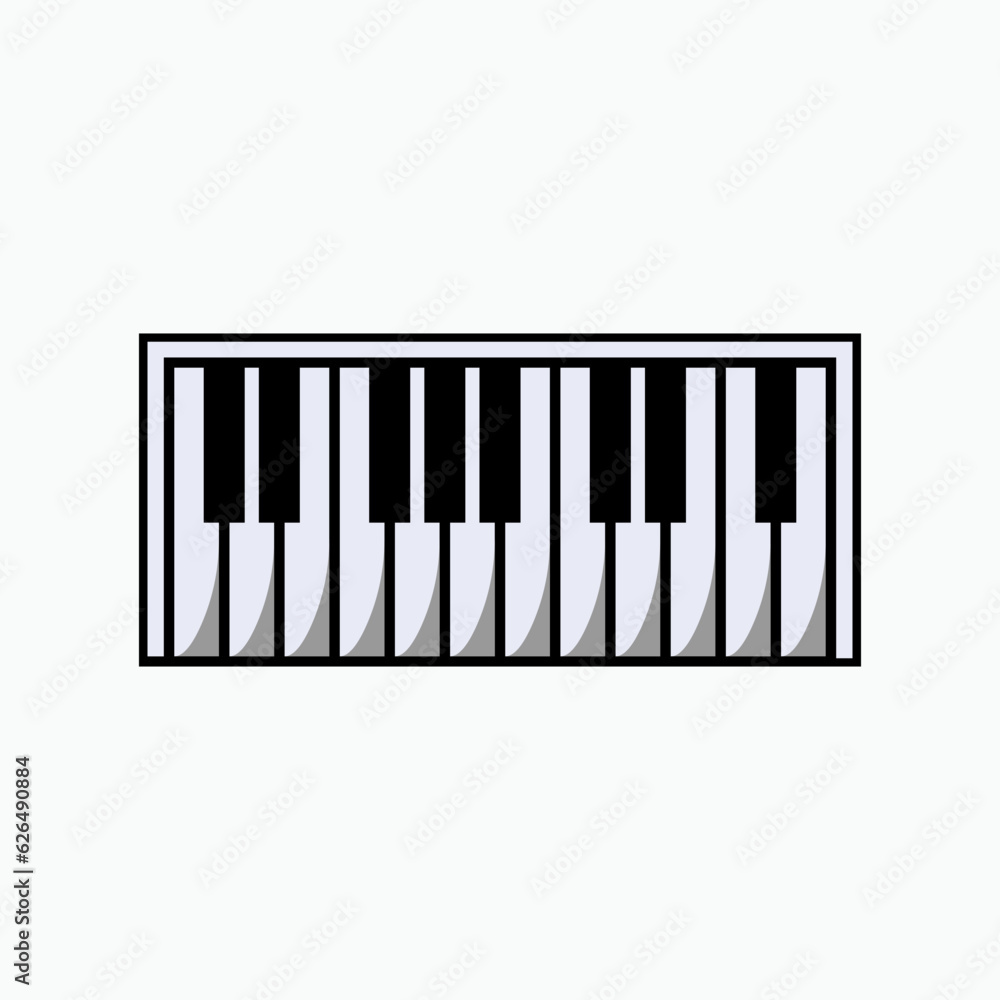 Tuts Icon. Symbol of Piece Keyboard - Vector. Tuts Icon. Symbol of Piece Keyboard - Vector.