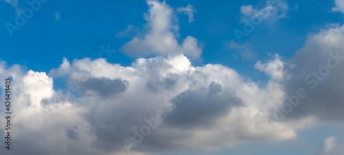 Blue sky and white cloud clear summer view cloud, blue, sky, natural, background, beautiful, land © DesignerSaidur
