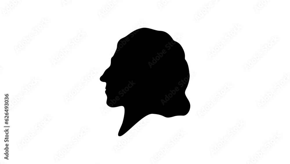 George Eliot silhouette