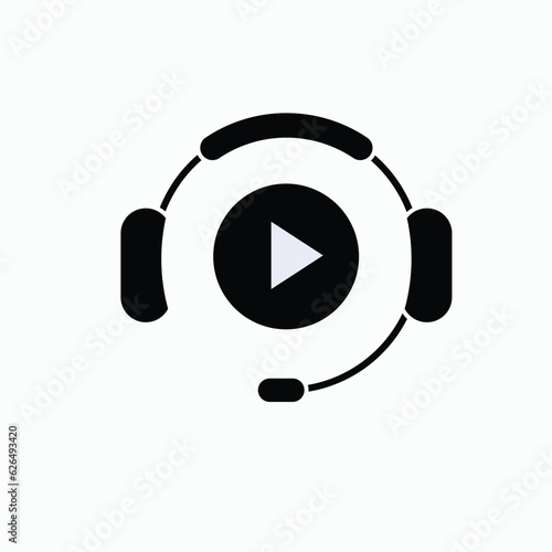 Webinar Icon. Online Meeting, Video Call or Teleconference Symbol - Vector. 