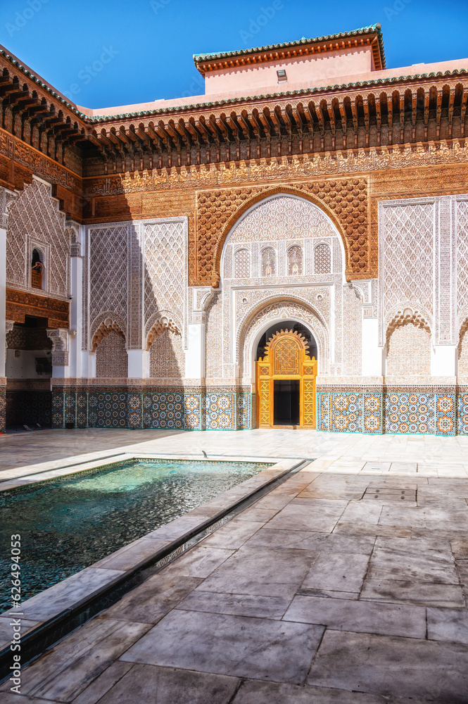 The Ben Youssef Medersa is an Islamic college in Marrakesh, Morocco, it is the largest Medrasa in Morocco.