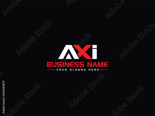 Modern Letter AXI Monogram Logo Icon Vector Art