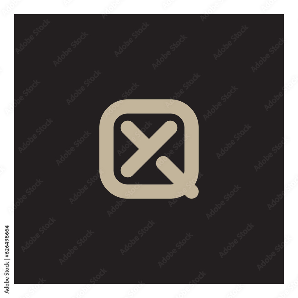 Trendy logo. YQ - initials or icon. Premium Business logo based on letters Q and Y. QY - Minimal elegant logo. Trendy logo. YQ - initials or icon. Premium Business logo based on letters Q and Y. QY - Minimal elegant logo.