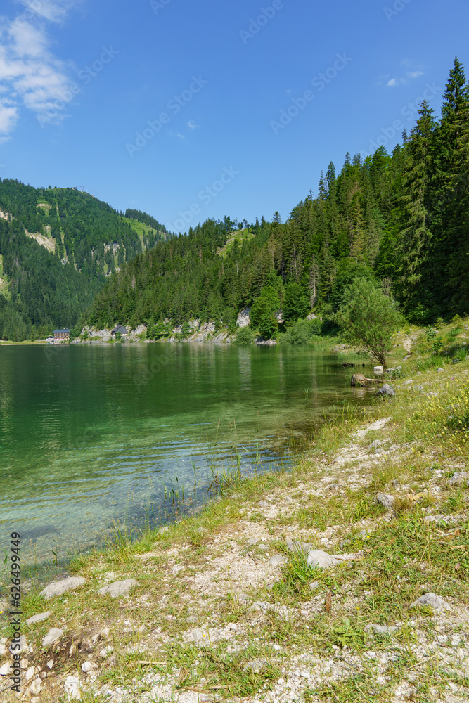 Sommer im alzkammergut in Österreich