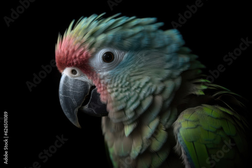 A green  parrot © Evarelle