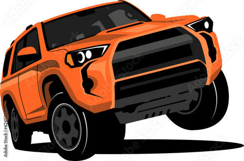 suv car design vector art