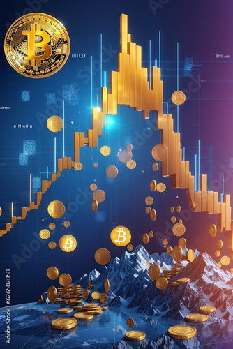 Futuristic Bitcoin Chart