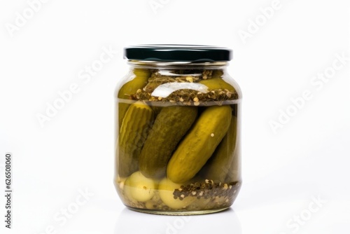 Jar pickles food. Generate Ai