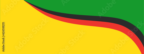 Minimalist wallpaper background with black  green  red  and yellow colors.
