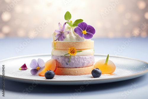 Fotografia Gastronomic dish. Restaurant concept. AI generated