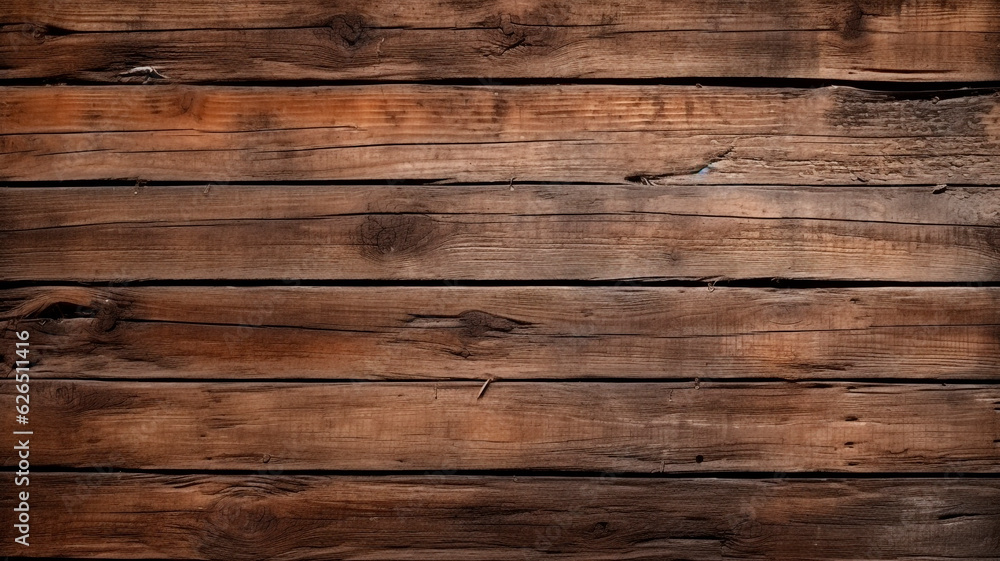 A weathered wooden wall with added support and reinforcement, resembling a distressed 1800s style abstract background. Generative AI A weathered wooden wall with added support and reinforcement, resembling a distressed 1800s style abstract background. Generative AI