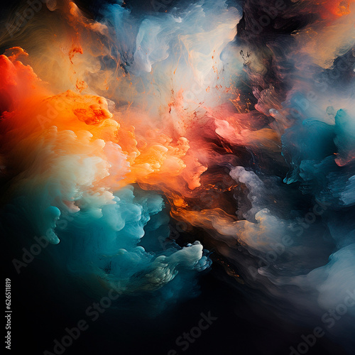 professional background with colored smoke. High quality illustration
