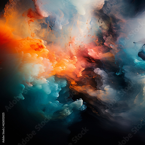 professional background with colored smoke. High quality illustration