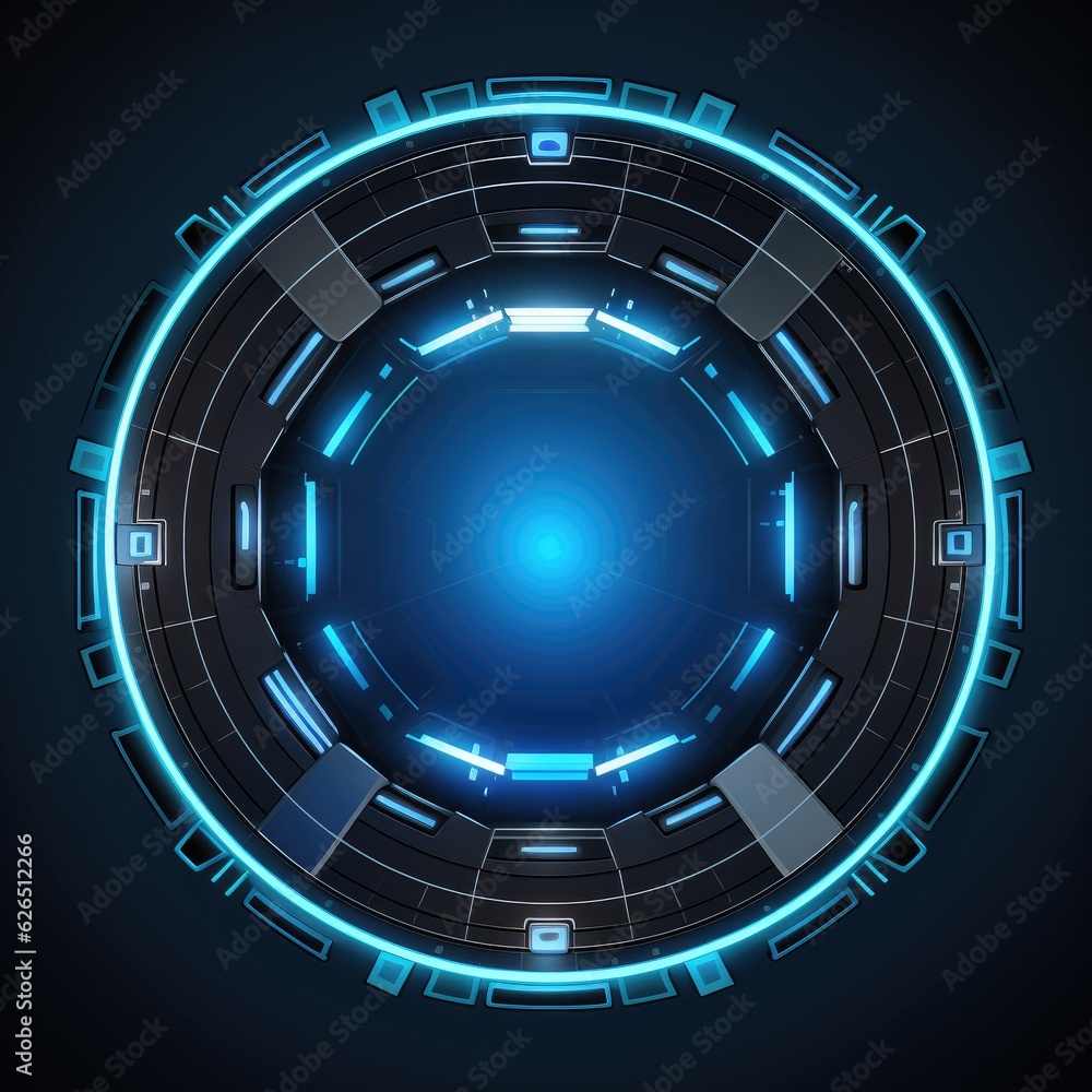 abstract blue background with circles abstract blue background with circles