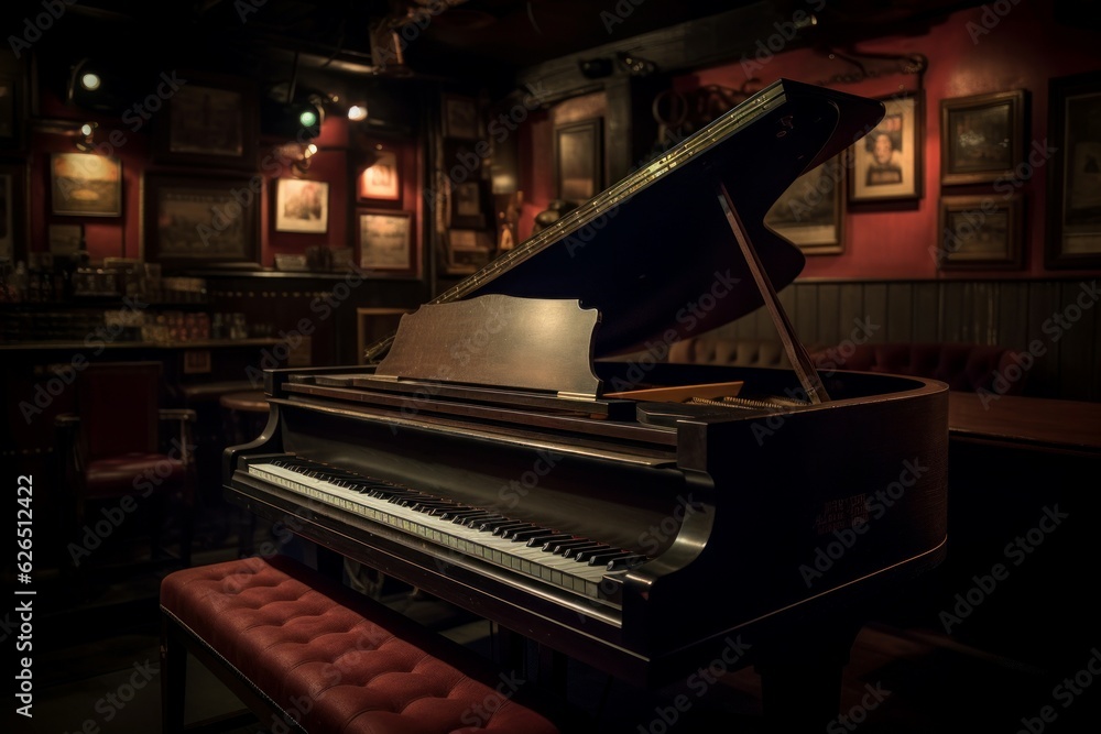 Fototapeta premium Vintage piano. Generate Ai