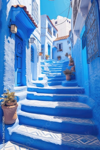 Azure Haven Traditional Greek Housefronts photo