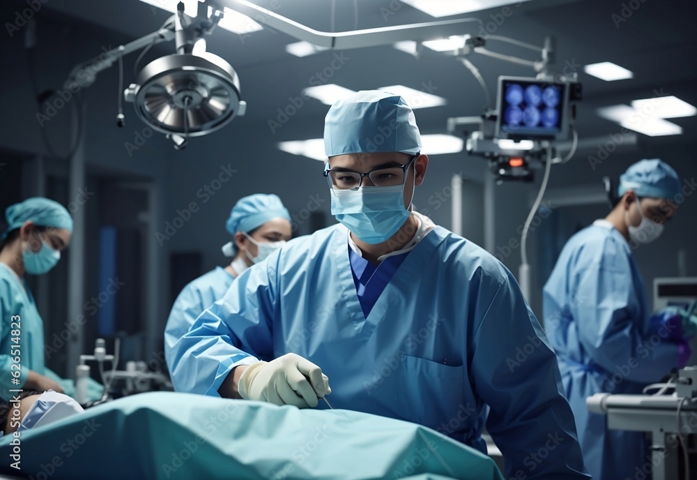Doctor Surgeon and Medics Team Working Collaboratively in the Operating Room to Heal and Restore Lives Doctor Surgeon and Medics Team Working Collaboratively in the Operating Room to Heal and Restore Lives
