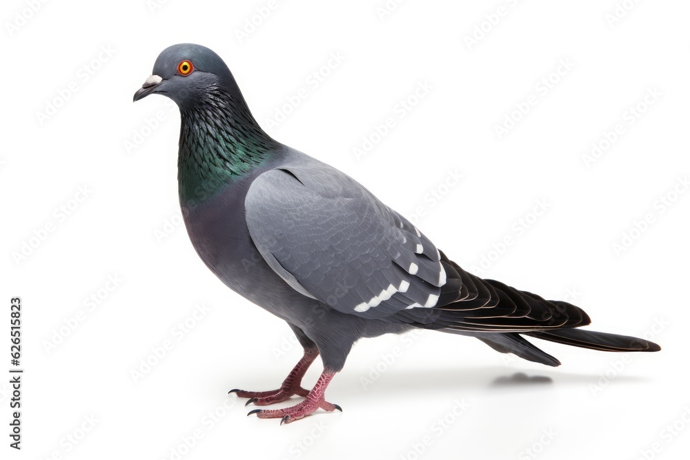 Aerial Isolation Pigeon in Focus Aerial Isolation Pigeon in Focus