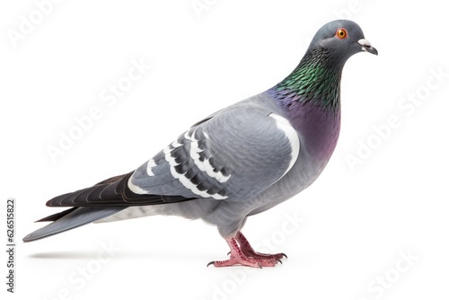 Portrait of Peace Isolated Pigeon