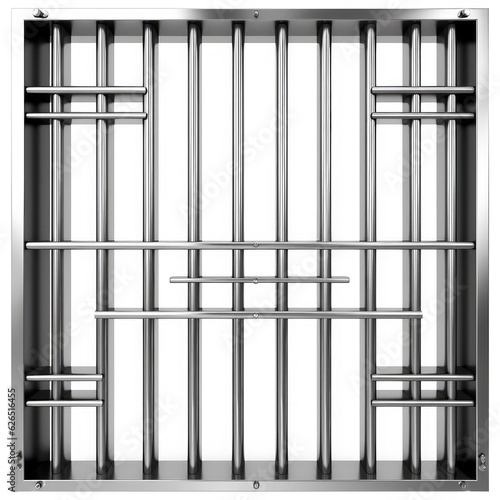 Wallpaper Mural Barred Separation: Isolated Prison Bars Background Torontodigital.ca