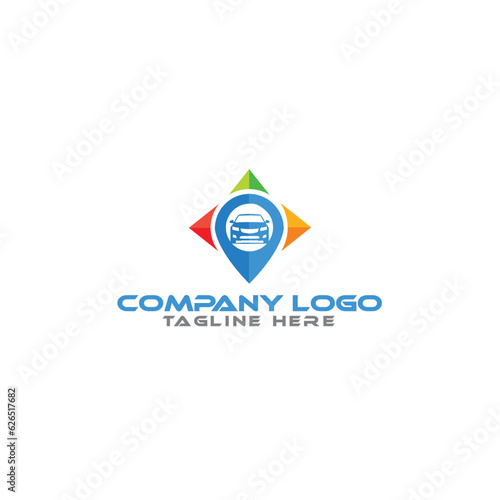 Car Auto gear logo, automotive or mechanic logo design 