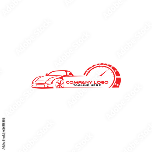 auto speed cars logo design concept 
