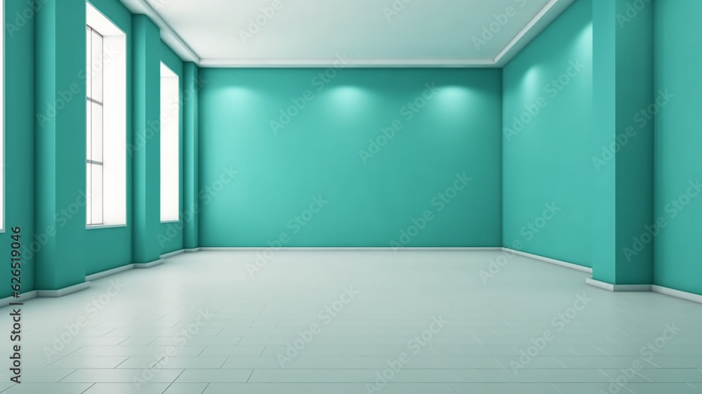 empty mint room apartment space. empty mint room apartment space.