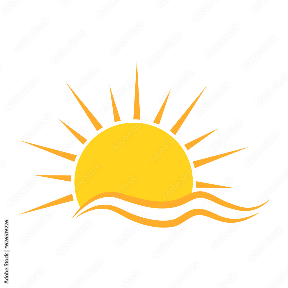 Collection of Cute Sun Illustrations for Design Elements Templet Collection of Cute Sun Illustrations for Design Elements Templet