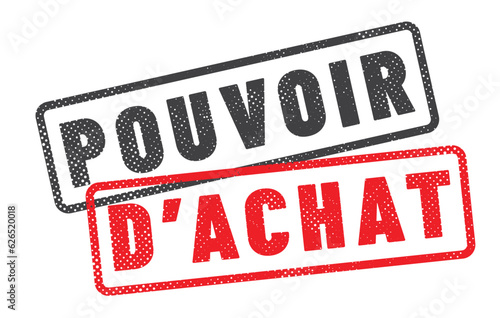 tampons rouge pouvoir d'achat