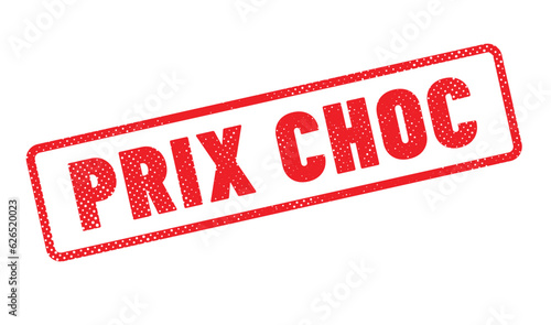 prix choc - tampon rouge 