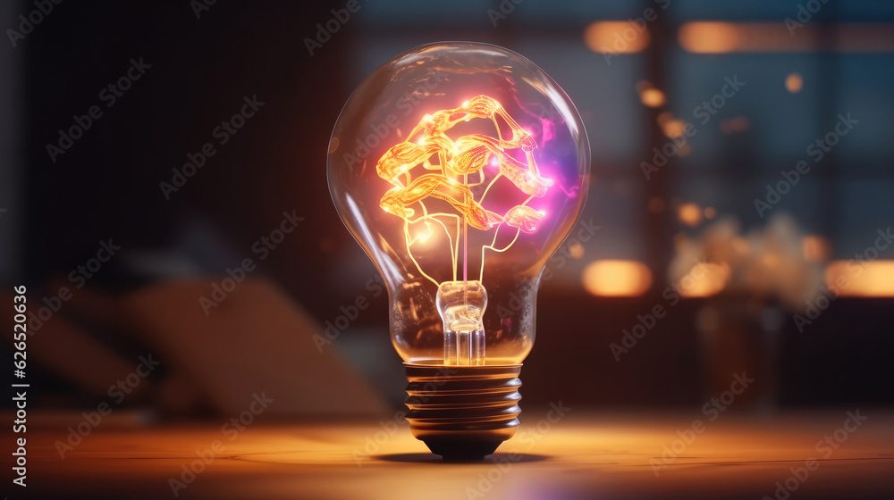 glowing bulb glowing bulb