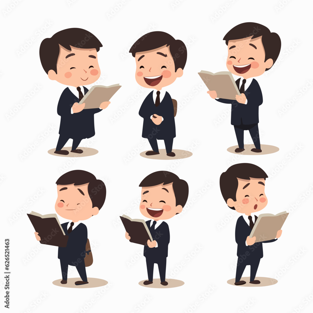 Cartoon of a boy in legal clothes, vector illustration, little child, pose. Cartoon of a boy in legal clothes, vector illustration, little child, pose.
