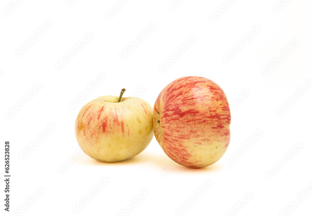 Red apples isolated on white Red apples isolated on white