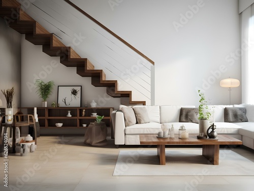 modern wooden comfortable interior © Shrikant
