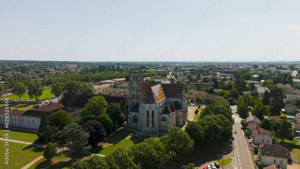 Monastère de Brou vidéo en drone Monastère de Brou vidéo en drone
