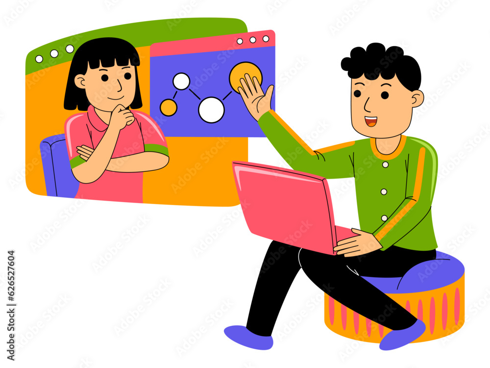 Teamwork Vector Illustration Teamwork Vector Illustration