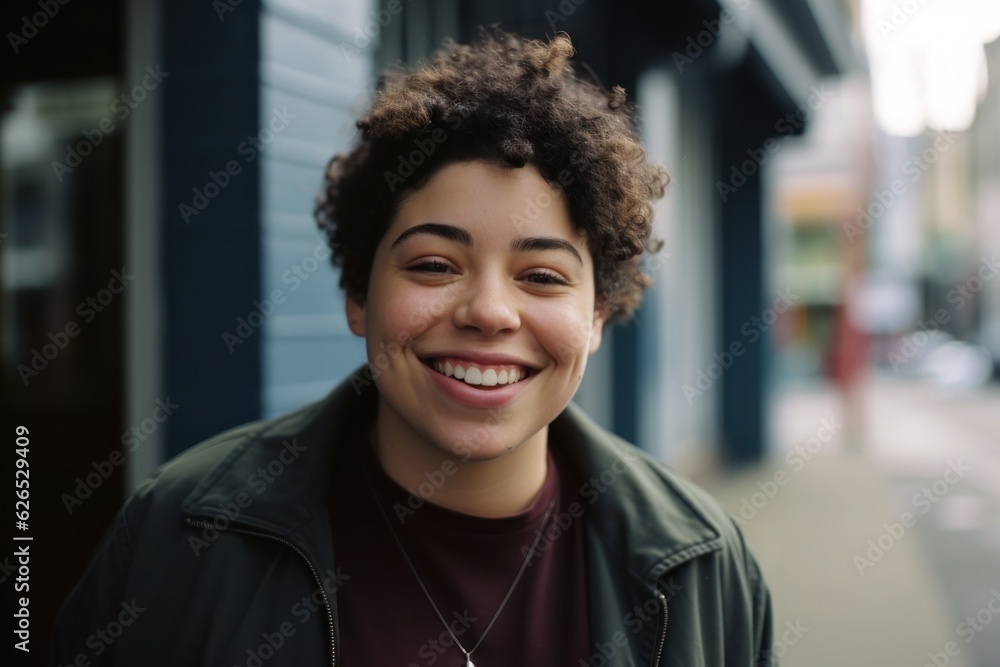 Portrait of a queer person, lesbian, non-binary, androgynous, transgender. Pride month concept. Portrait of a queer person, lesbian, non-binary, androgynous, transgender. Pride month concept.