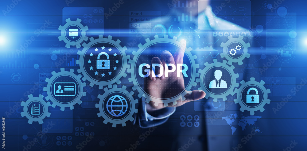 GDPR Data Protection Regulation European Law Cyber security compliance. GDPR Data Protection Regulation European Law Cyber security compliance.
