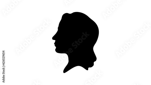 Emily Bronte silhouette