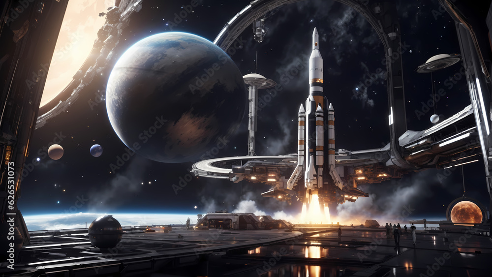 Space Stations, Spaceships, and Rockets Space Stations, Spaceships, and Rockets