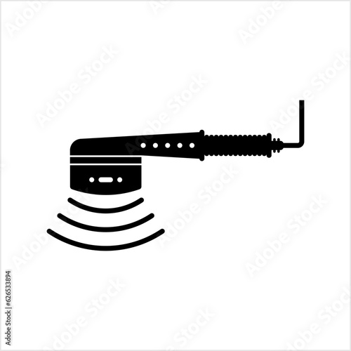 Ultrasound Icon, High Frequency Sound Wave