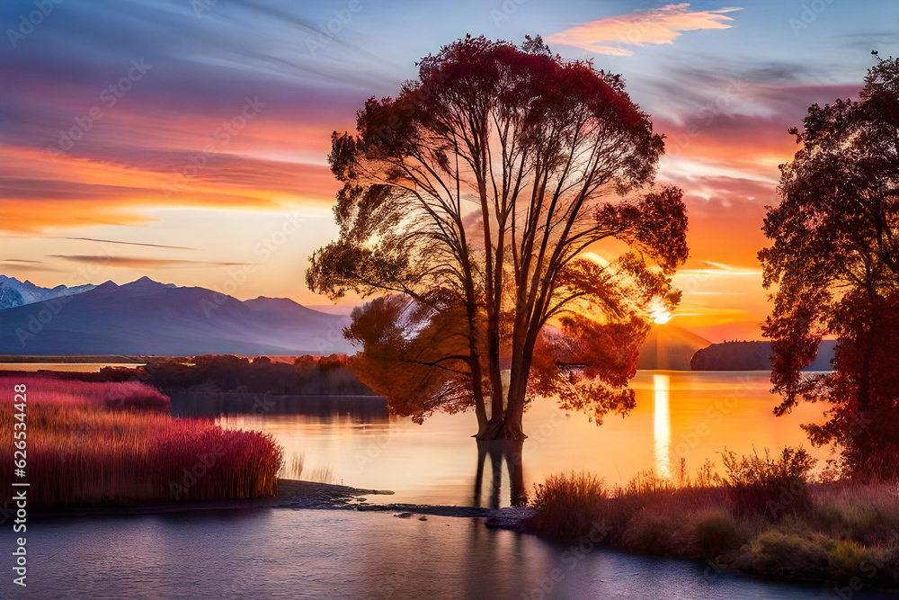 Fresh Look at As The Sun Begins Its Descent Casting A Warm Golden