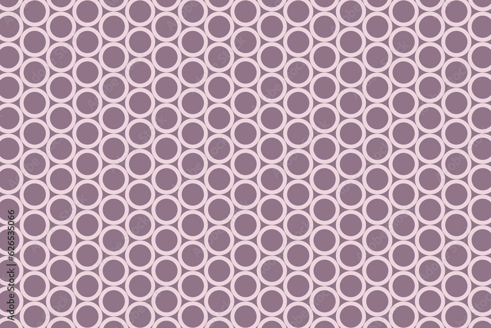 Violet ring outlined circle mosaic grid seamless pattern. Abstract circles structure background. Vector illustration. Violet ring outlined circle mosaic grid seamless pattern. Abstract circles structure background. Vector illustration.