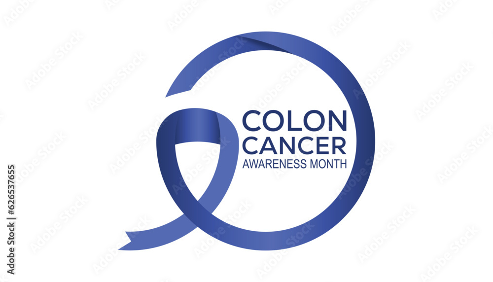 Vector illustration on the theme of colon cancer awareness month of october. greeting card, poster with background. Vector illustration design Vector illustration on the theme of colon cancer awareness month of october. greeting card, poster with background. Vector illustration design