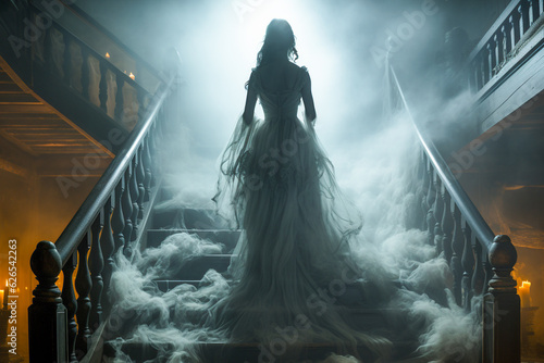 Fotografia, Obraz A very near ghostly female apparition