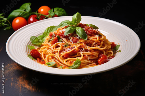 Italian pasta cooked recipe of arrabiata