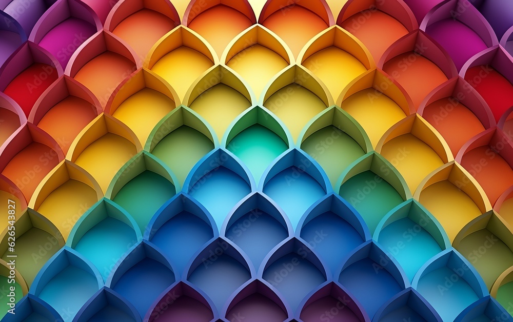 Fototapeta premium 3d_Islamic _luxury_pattern_background