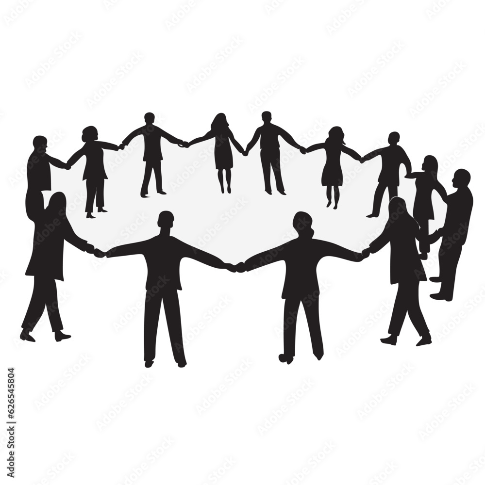 Our Friendships Reveal Our Best Selves One line illustration. Our Friendships Reveal Our Best Selves One line illustration.